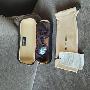 Chanel Black CC Crystal arms B13616 124 comes w/ authenticity card; box & cloth